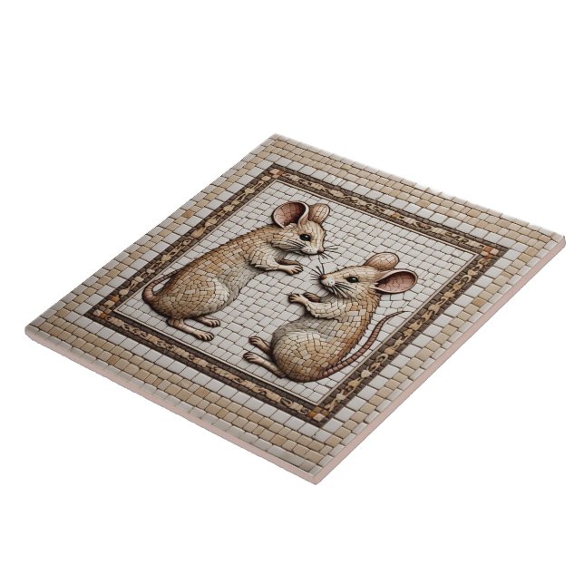 Roman Mosaik Style Mice Keramik Tile Fliese (Seite)
