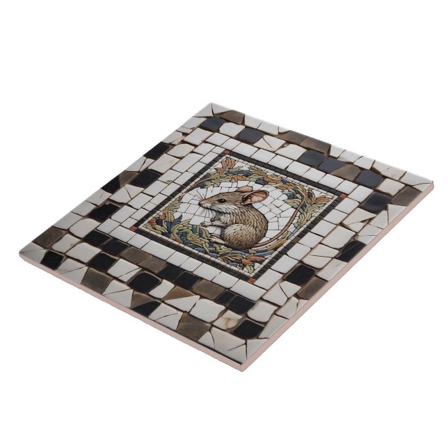 Roman Mosaik Style Mouse Keramik Tile Fliese (Seite)
