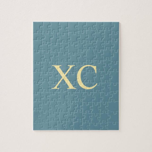 Roman Numeral 90 Foto Puzzle (Vertikal)