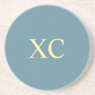 Roman Numeral 90 Untersetzer