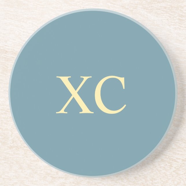 Roman Numeral 90 Untersetzer (Vorne)