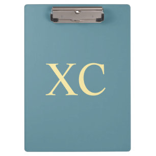 Roman Numeral 90 Zwischenablage Klemmbrett