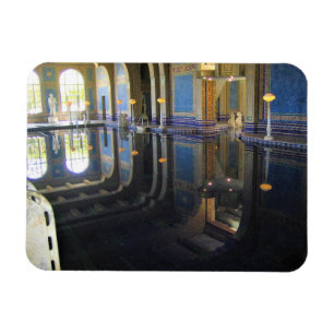 Roman Pool auf der Burg Hearst, Kalifornien Magnet