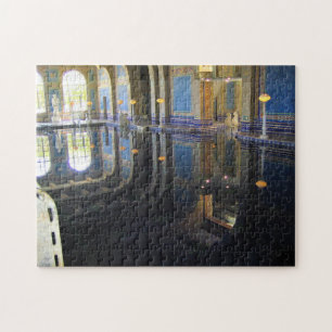 Roman Pool auf der Burg Hearst, Kalifornien Puzzle