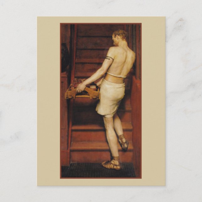 Roman Potter von Alma-Tadema Men in Art Postkarte (Vorderseite)