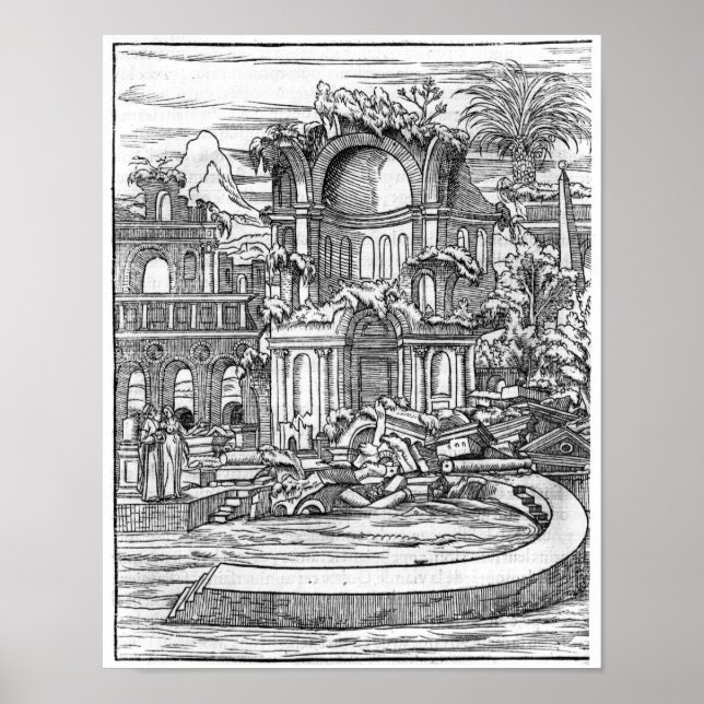 Roman Ruins Poster (Vorne)