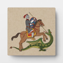 Roman Saint George Fotoplatte