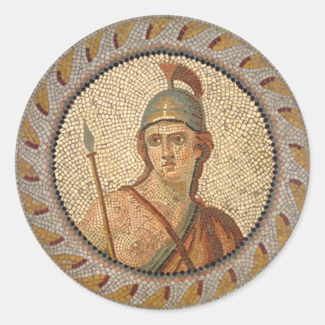 Roman Soldier Mosaic Sticker (Vorderseite)