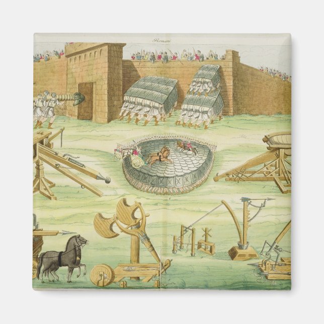 Roman Soldiers Besieging a Town, Platte 23B, Klass Magnet (Vorne)