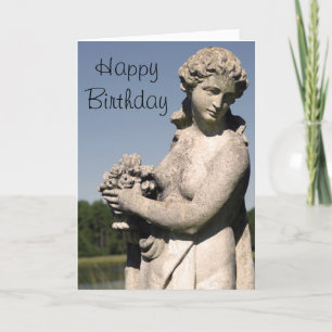 Roman Statue Birthday Karte