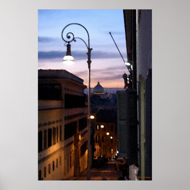 Roman Sunset Poster (Vorne)