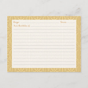 Roman Tiles Recipe Cards Postkarte