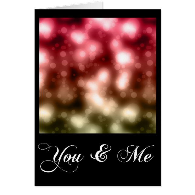 Romance Bokeh Pattern Card 1 (Vorne)