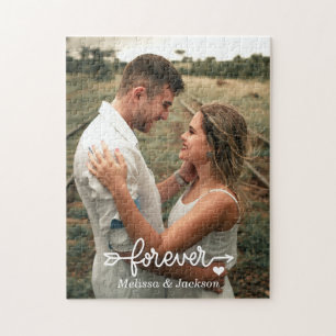Romance Forever Love Couple Foto Valentine Puzzle