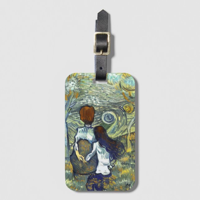 ROMANCE GEPÄCKANHÄNGER (Vorderseite Vertikal)