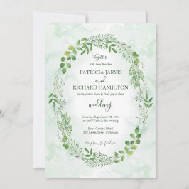 Romance Greenery Wedding Einladungen