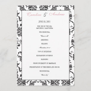 Romance Hochzeits-Programm Programm