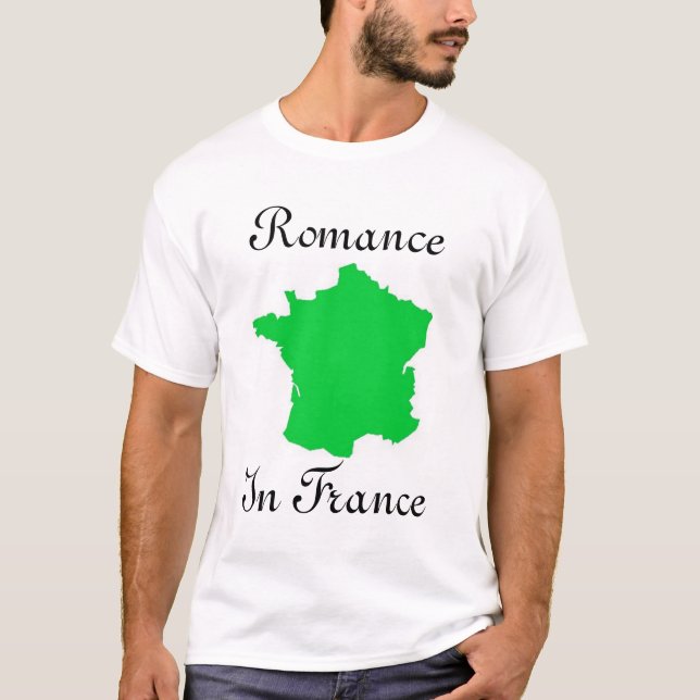 Romance in Frankreich T-Shirt (Vorderseite)