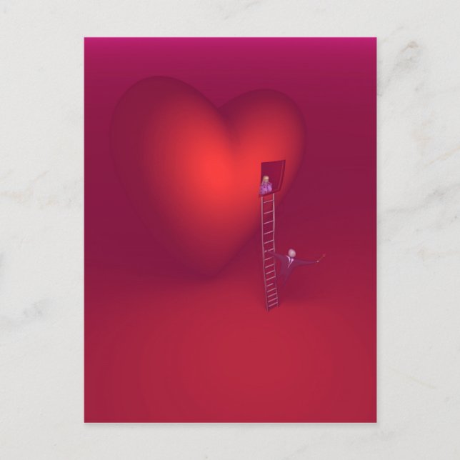 Romance Postcard Postkarte (Vorderseite)