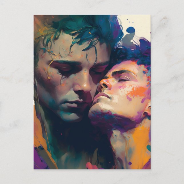 Romance Postcard Postkarte (Vorderseite)