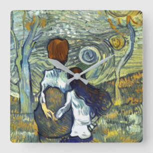 ROMANCE QUADRATISCHE WANDUHR