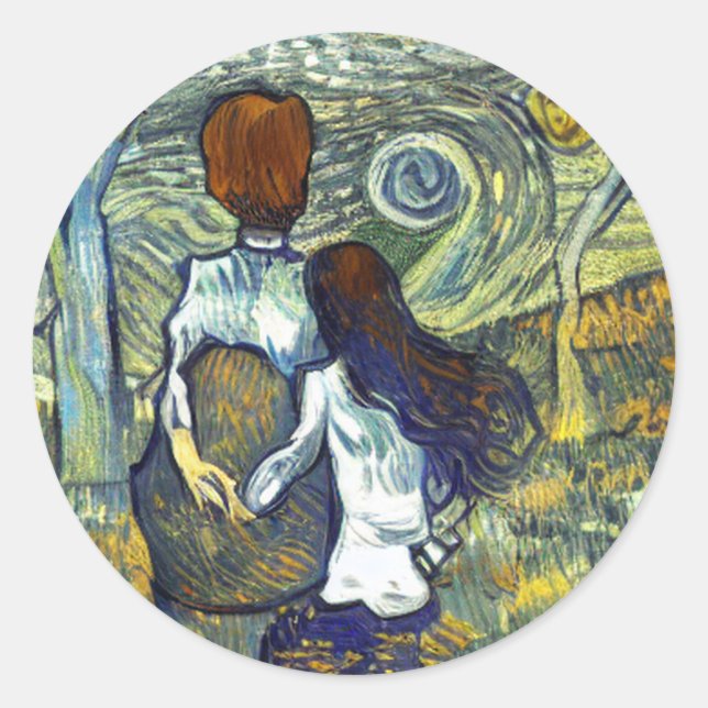 ROMANCE RUNDER AUFKLEBER (Vorderseite)