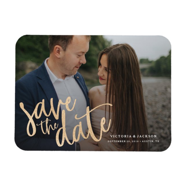 Romance speichern das Datumsfenster Magnet (Horizontal)