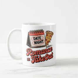 Romance = Takeout | Casual Love with Food Humor Kaffeetasse