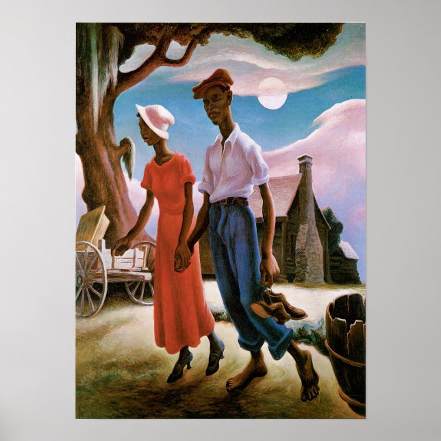 Romance, Thomas Hart Benton Poster (Vorne)