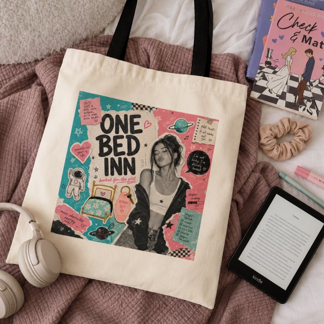 Romance-Trope-One-Bed-Inn-Lesertasche Tragetasche (Von Creator hochgeladen)