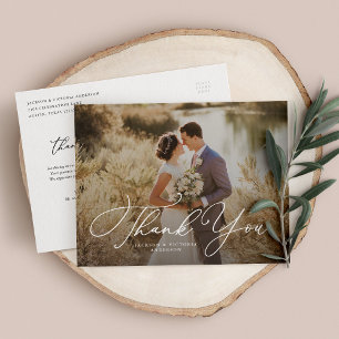 Romance Vielen Dank Postcard Ankündigungspostkarte