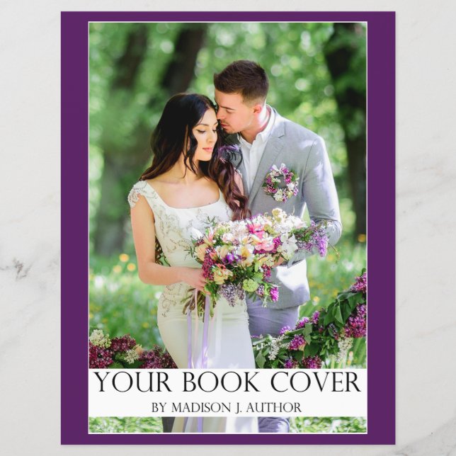 Romance Writer Book Cover | Autor Foto Back Flyer (Vorne)