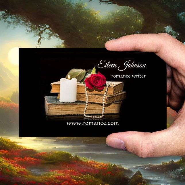 Romance Writer oder Author Business Card Visitenkarte (Von Creator hochgeladen)