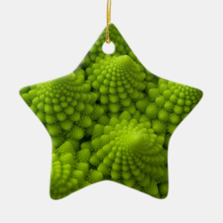 Romanesco Brokkoli-Fraktal-Gemüse Keramik Ornament