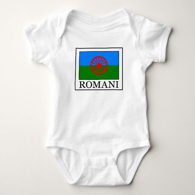Romani Baby Strampler (Vorderseite)