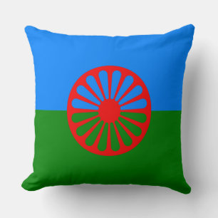 Romani Flag Kissen