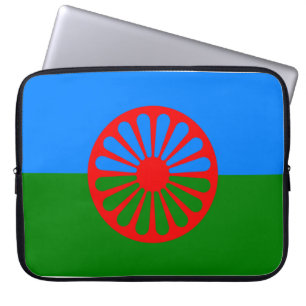 Romani Flag Laptopschutzhülle