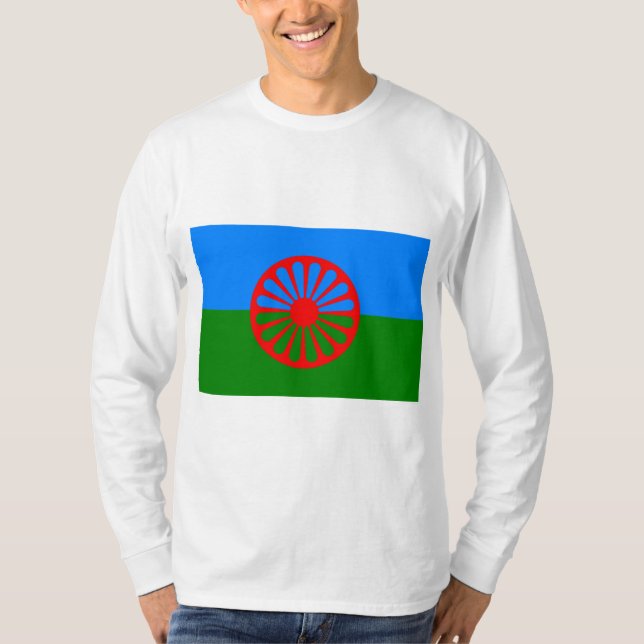 Romani Flag T-Shirt (Vorderseite)