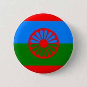 ROMANI FLAGGE BUTTON