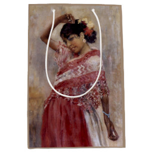 Romani Sinti und Roma Woman Dancing (von Albert Ed Mittlere Geschenktüte