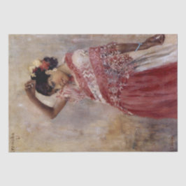 Romani Sinti und Roma Woman Dancing (von Albert Ed Seidenpapier