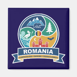 Romania Carpathians Danube Transylvania Magnet