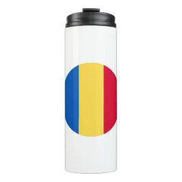 Romania Flag Thermosbecher