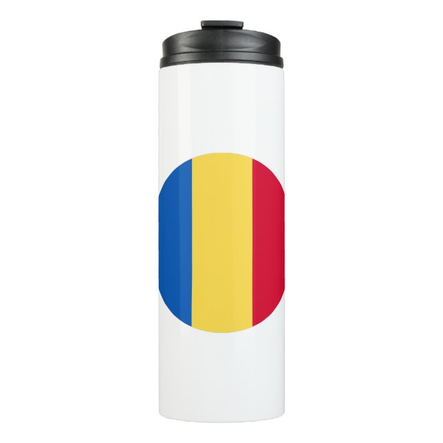 Romania Flag Thermosbecher (Vorderseite)