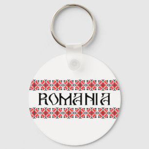 romania Land Symbol Name Text Folk Motif Tradit Schlüsselanhänger
