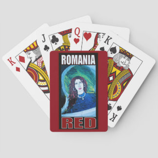ROMANIA RED DRINT SPIELKARTEN