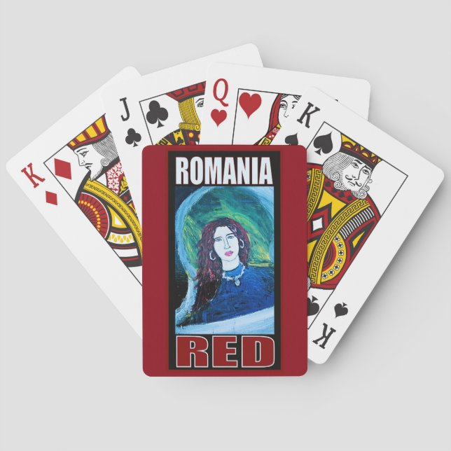 ROMANIA RED DRINT SPIELKARTEN (Rückseite)