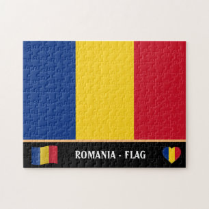 Romanian Flag & Romanian country / Romania Puzzle
