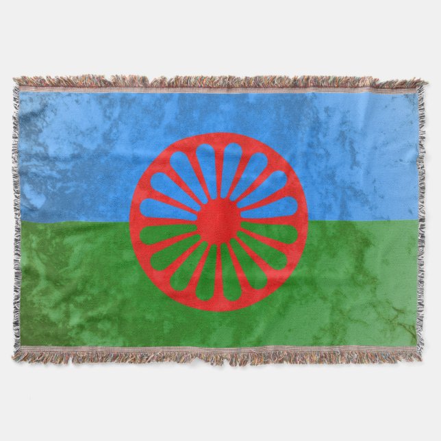 Romanische Flagge Decke (Vorderseite)