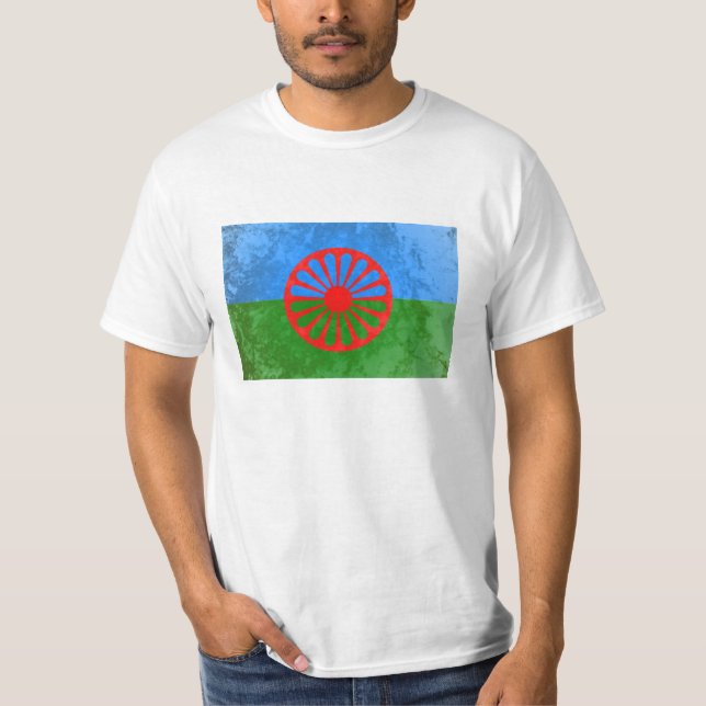 Romanische Flagge T-Shirt (Vorderseite)